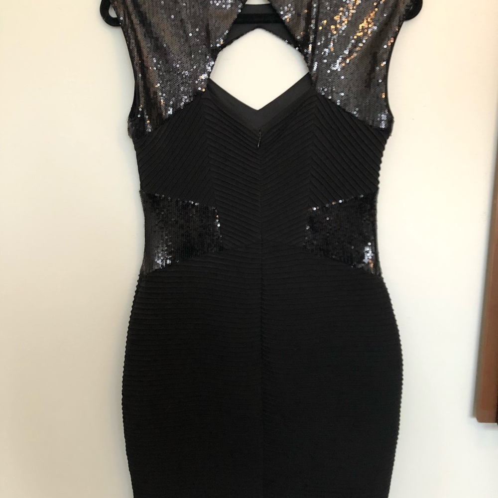 Calvin Klein sparkly black party dress!